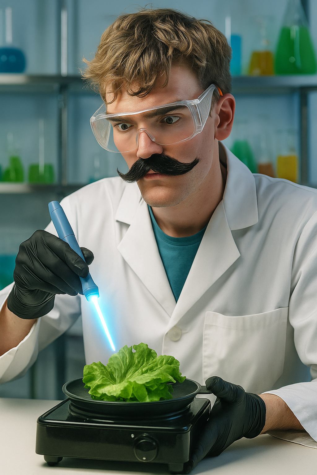 Fern Maple in the Saladology Lab